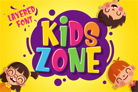 Kids Zone font素材之家精选英文字体