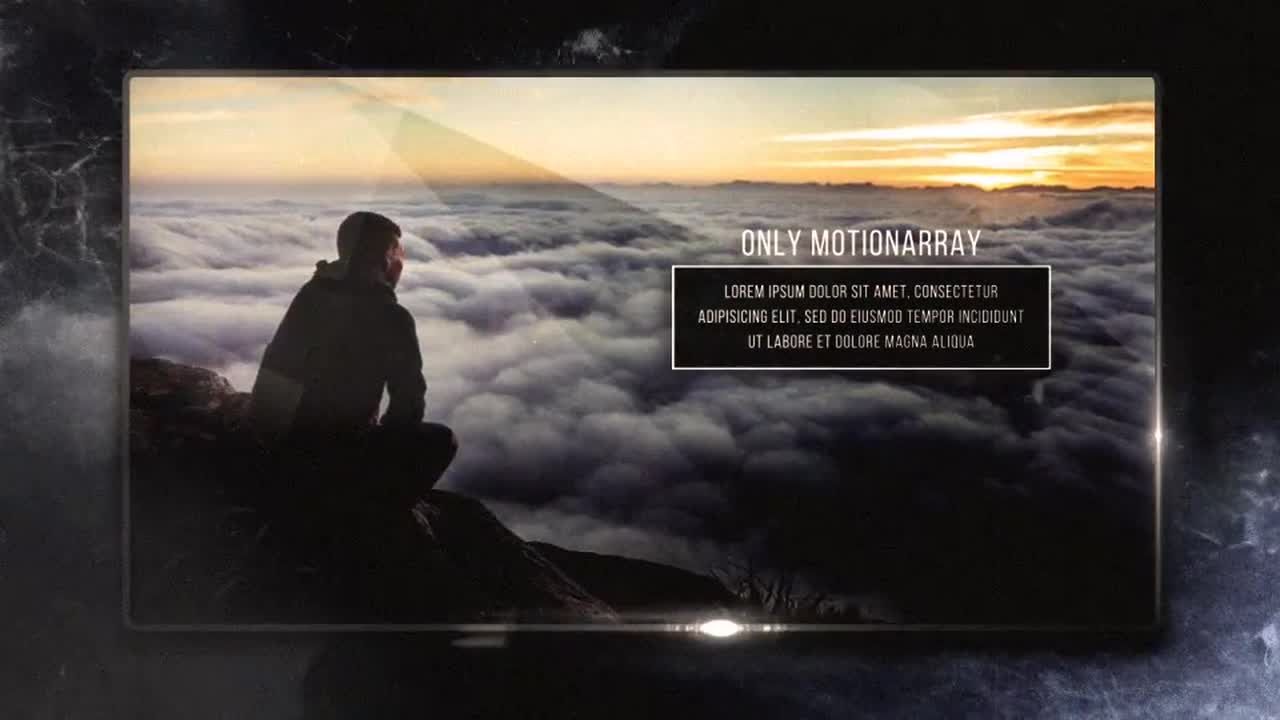 黑暗且风格化的光与影文本动画素材库精选AE模板