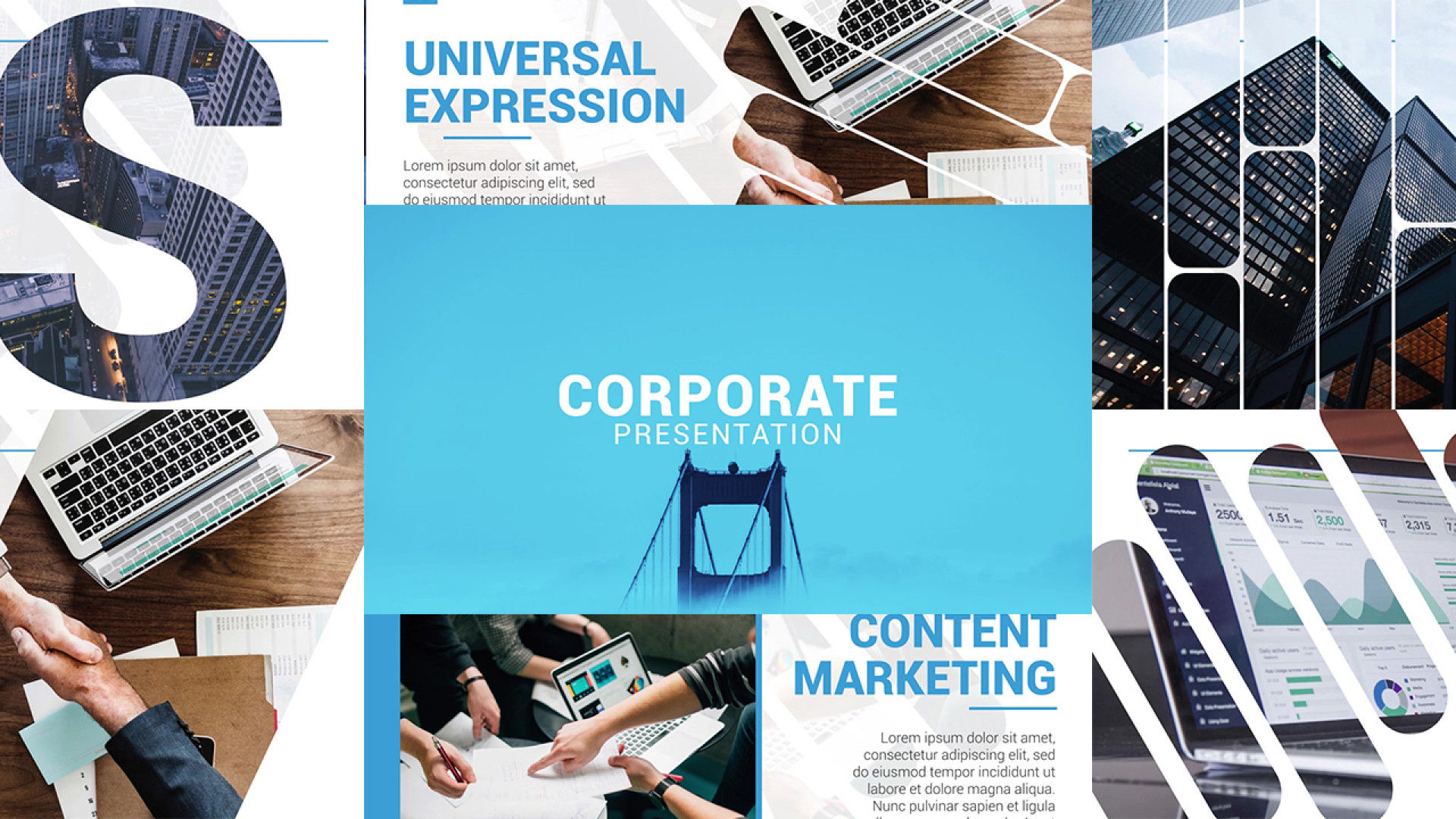 干净清晰且富有创意的公司介绍素材库精选AE模板