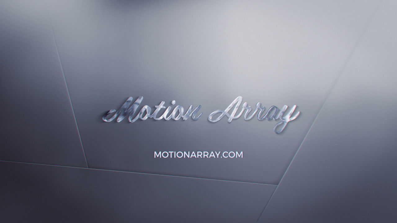 带有光滑企业标志的动画徽标素材库精选AE模板