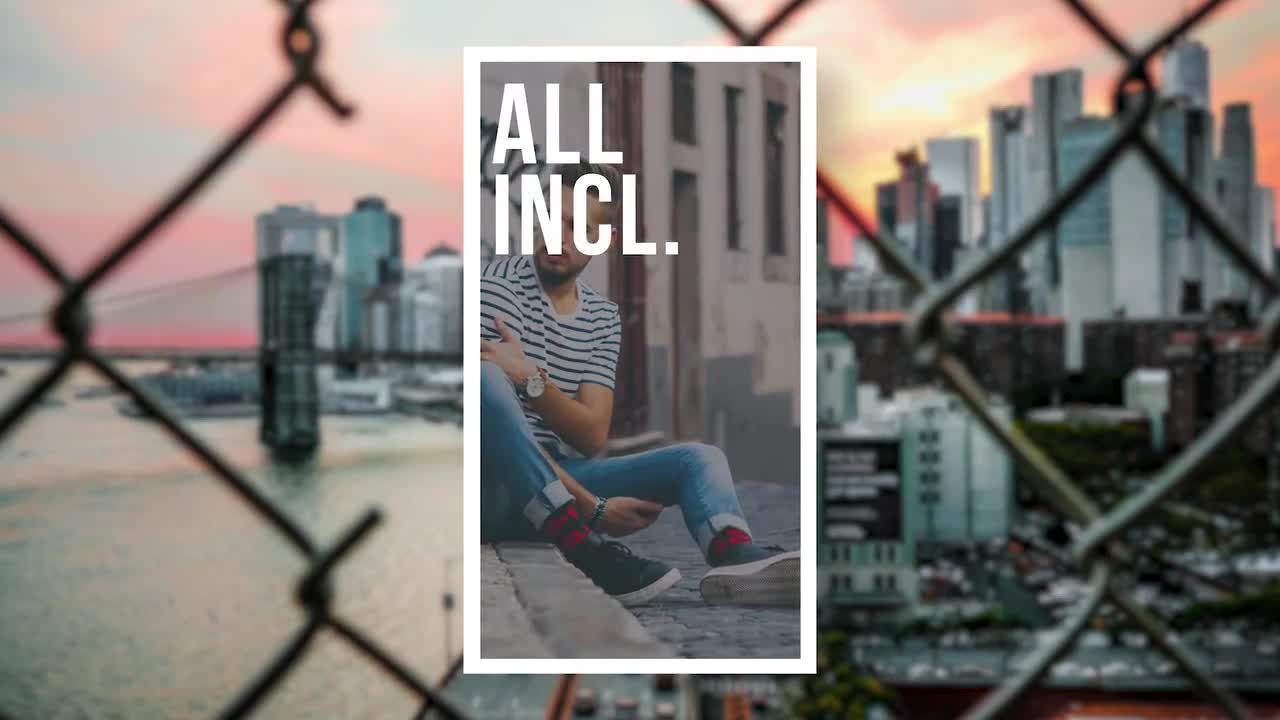 简洁活力时尚过渡素材库推荐PR模板