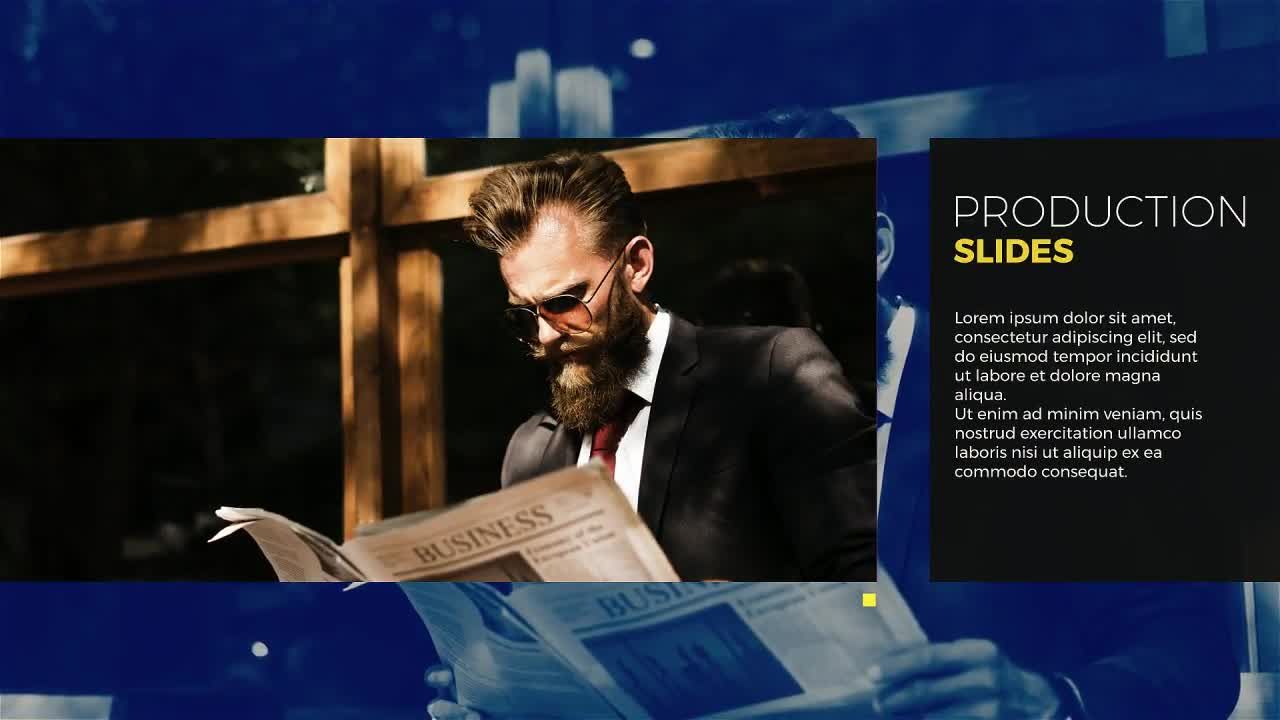 现代的生产企业幻灯片素材库精选AE模板