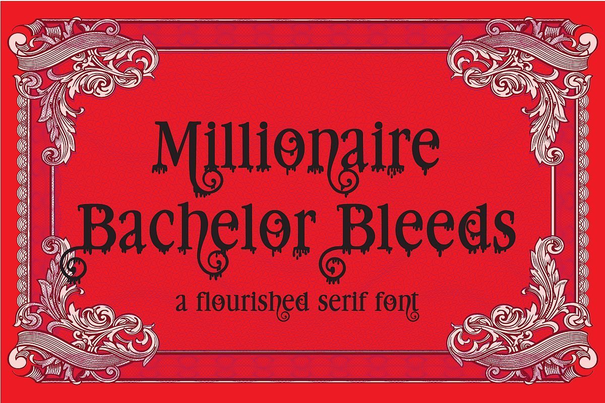 PN Millionaire BleedsOther Font素材之家精选英文字体
