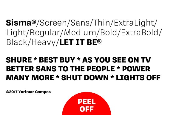 RNS Sisma Font插图