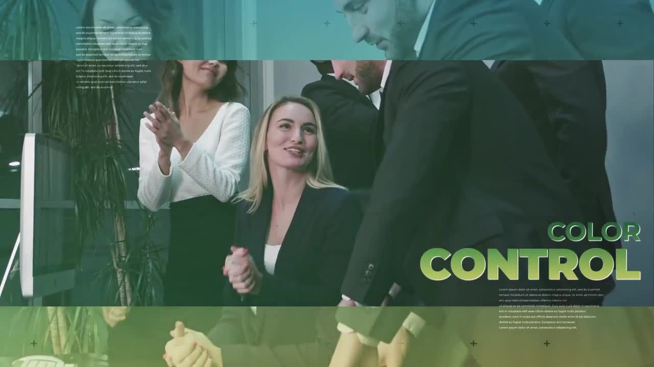 动态动画企业幻灯片平滑过渡素材库精选AE模板