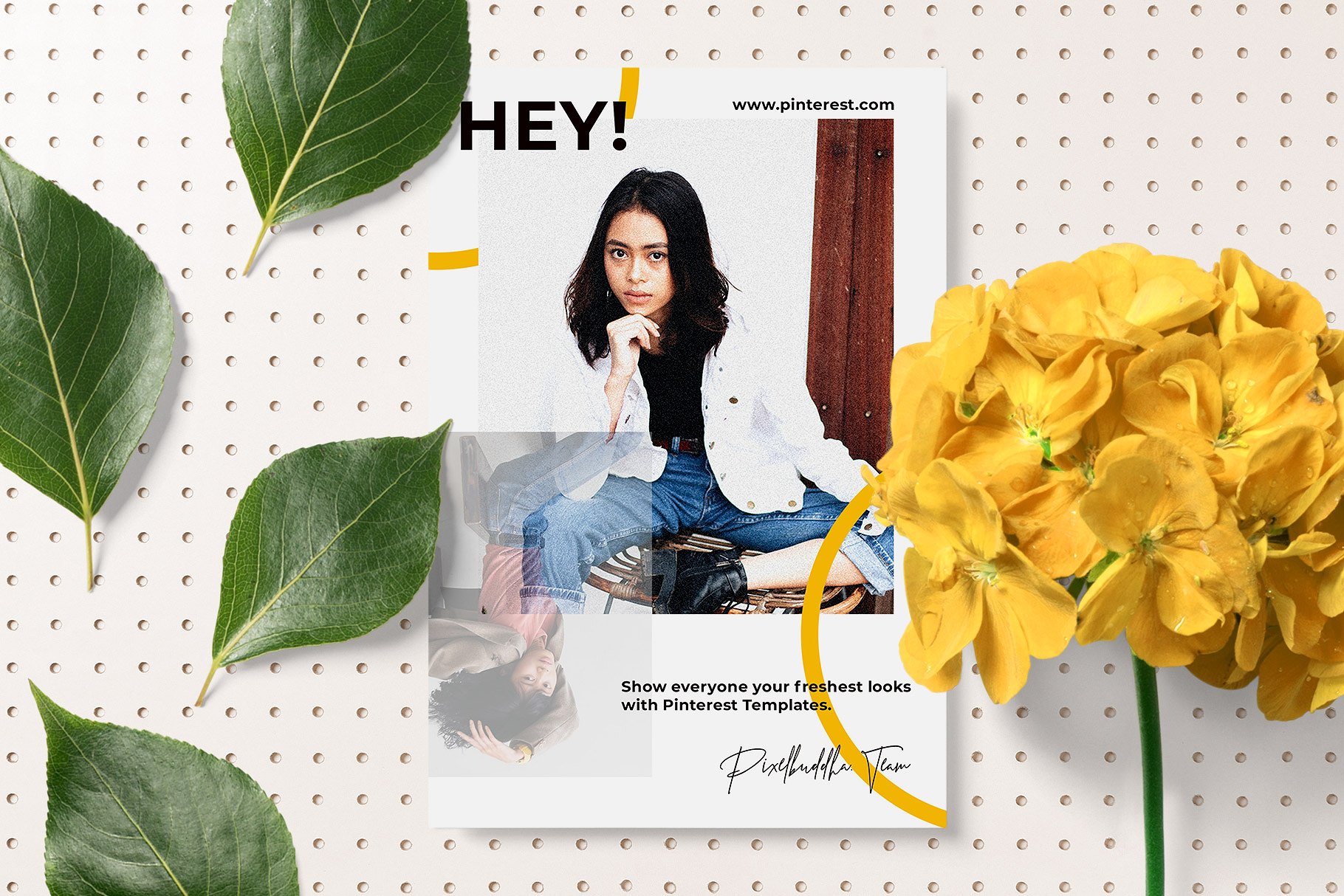 Pinterest品牌营销贴图PSD模板素材库精选 The Reviewer Pinterest Templates Set插图(6)