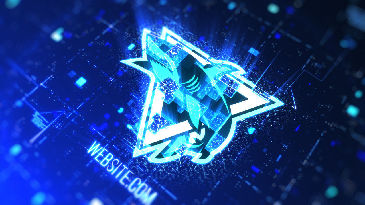 科幻动态光线logo特效素材库精选AE模板素材