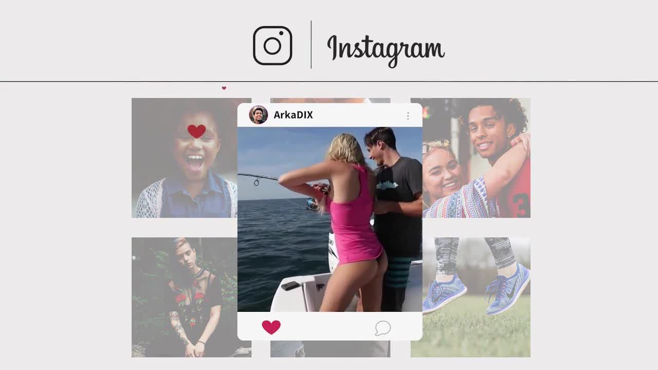 社交网络电子相册素材库推荐PR模板