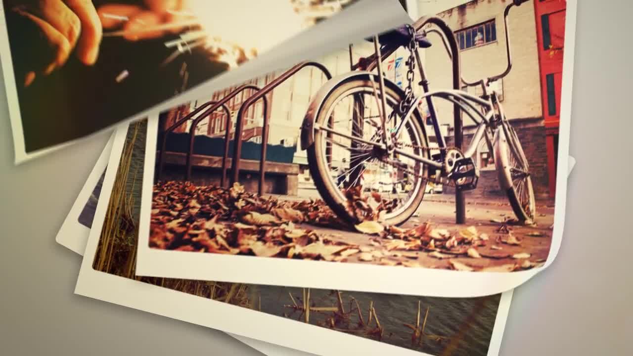 漂亮简洁的快速相册展示视频素材库精选AE模板