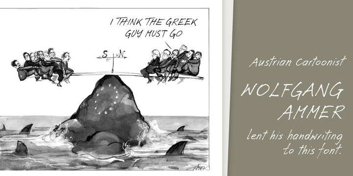 Ammer Handwriting Font插图2