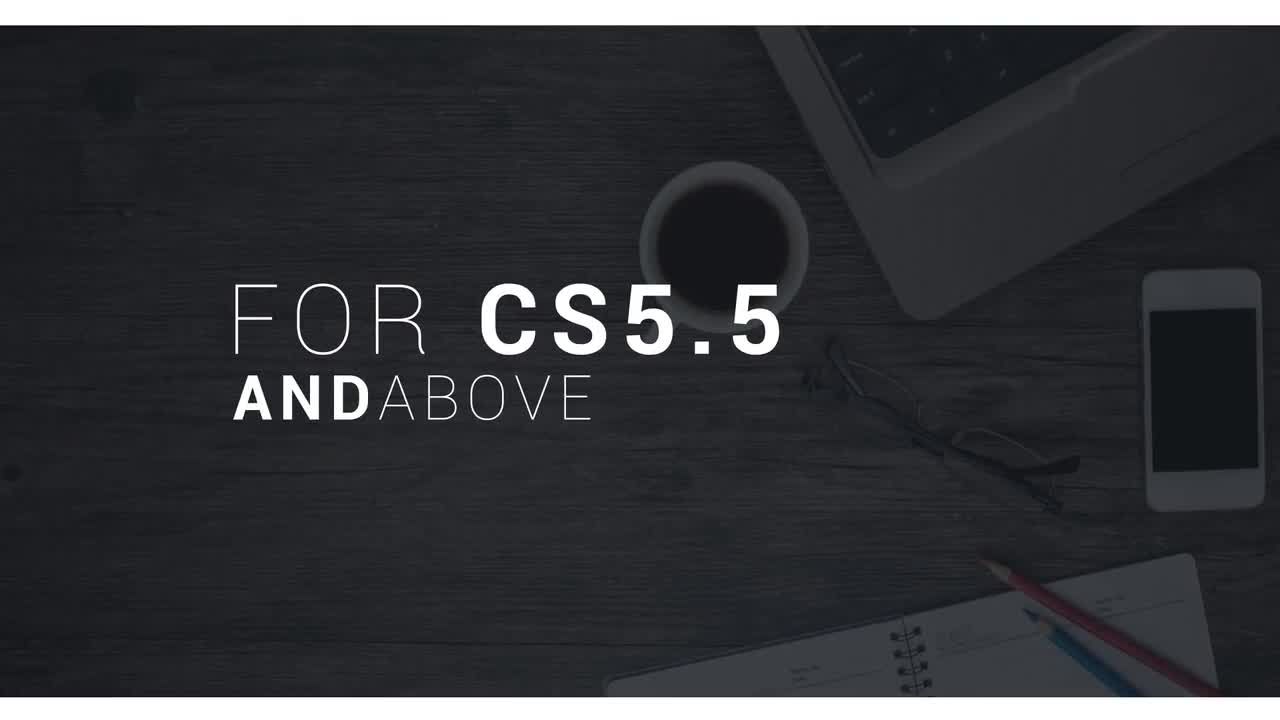 快速清洁开场白动画素材库精选AE模板