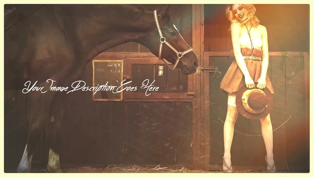 动画复古幻灯片素材库精选AE模板