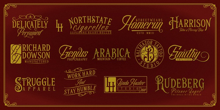 Chadlershire Font Family插图2