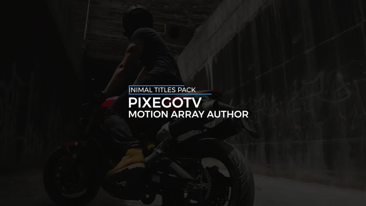 优雅标题动画素材库推荐PR模板