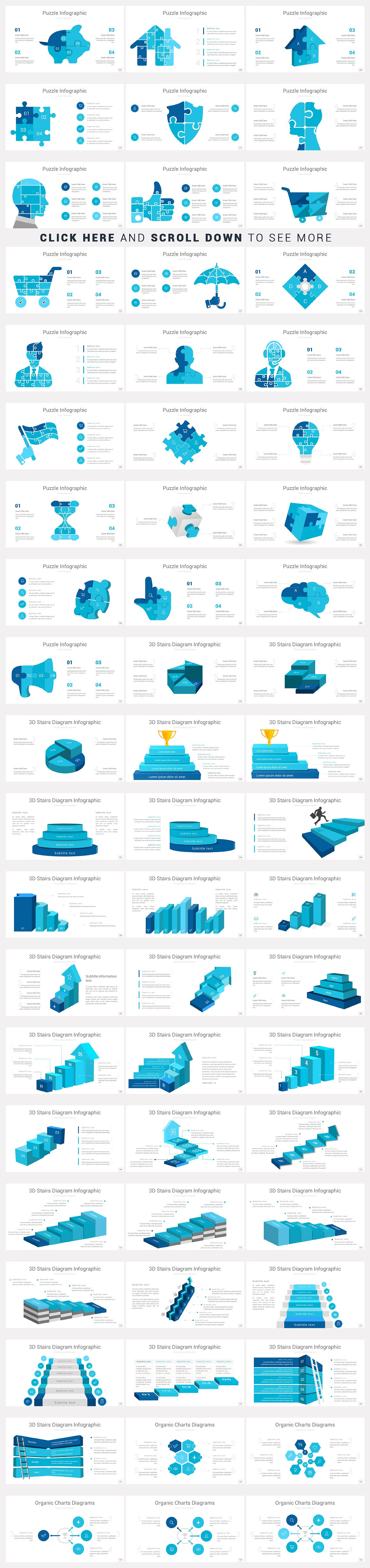 灵活，干净，简单，独特的PowerPoint模板。插图(17)