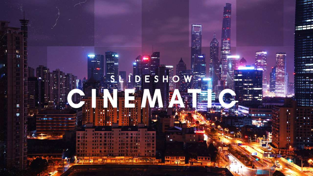 史诗般的幻灯片视差转场效果素材库精选pr模板