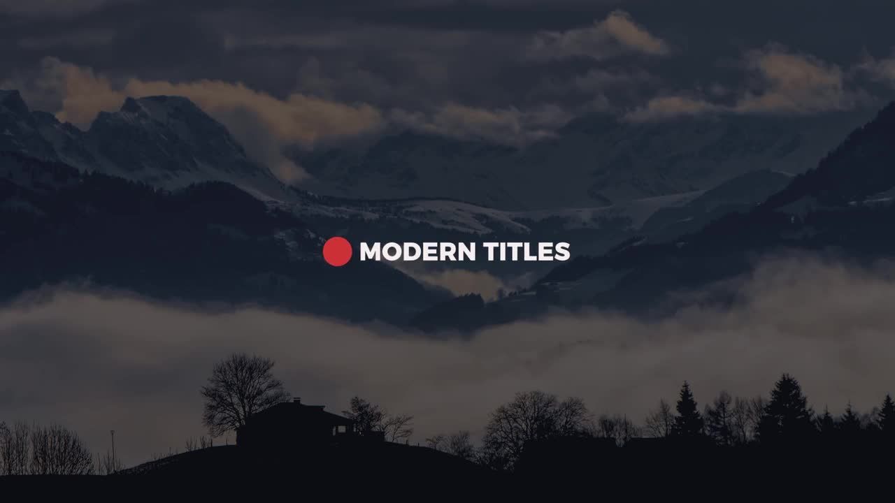 10款迷你字幕标题动画AE模版