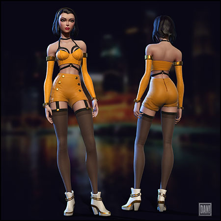 《星际牛仔》菲‧瓦伦坦动画角色素材之家精选3D模型