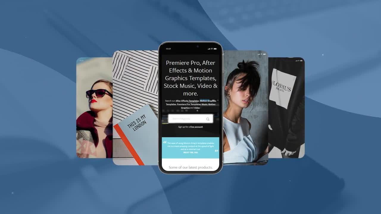 手机 IPhone X 促销素材库精选AE模板