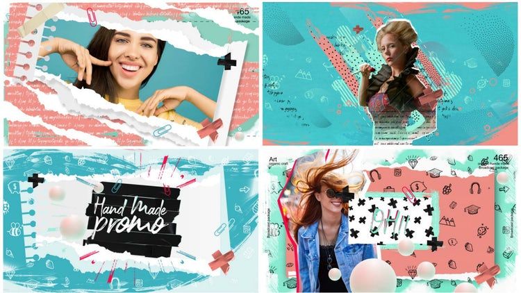 手绘包艺术动画素材库精选AE模板