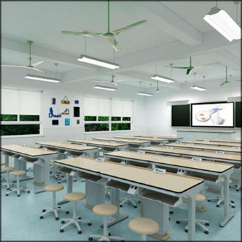 现代物理实验室场景素材之家精选3D模型