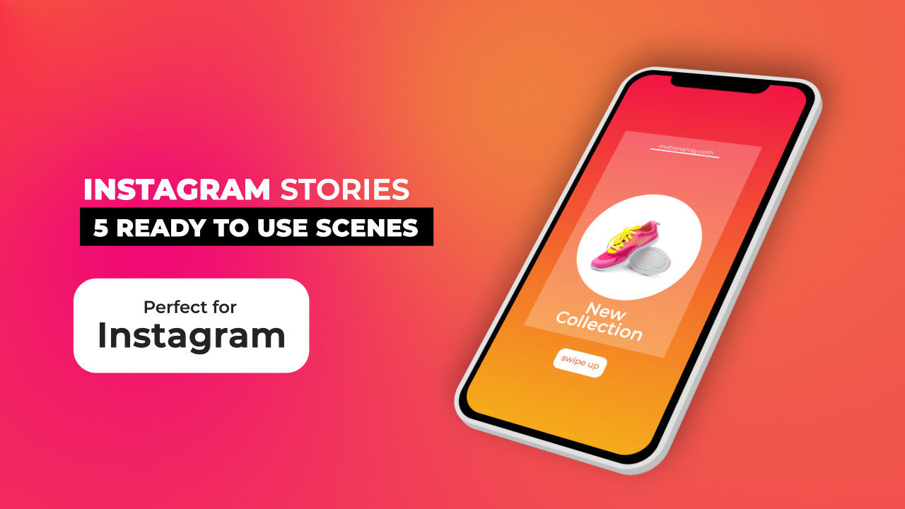 时尚动态手机界面动画排版素材库精选AE模板