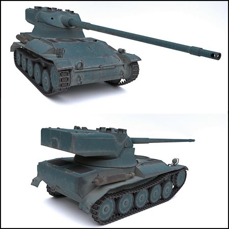 AMX 13 F69 TANK坦克素材之家精选3D模型