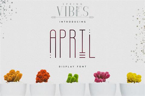 April font素材之家精选英文字体