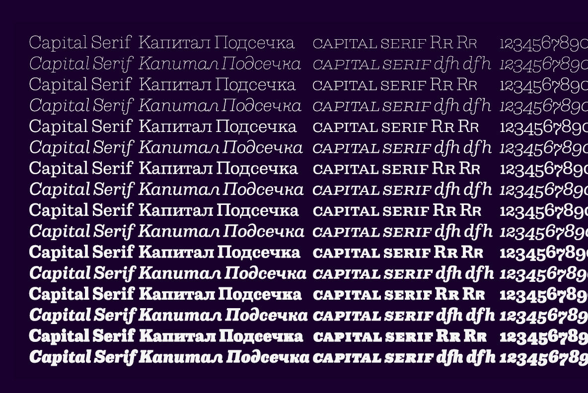 Capital Font Family插图6