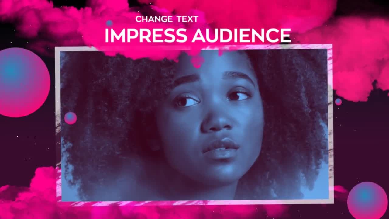 时尚创意动画文本效果幻灯片素材库精选AE模板