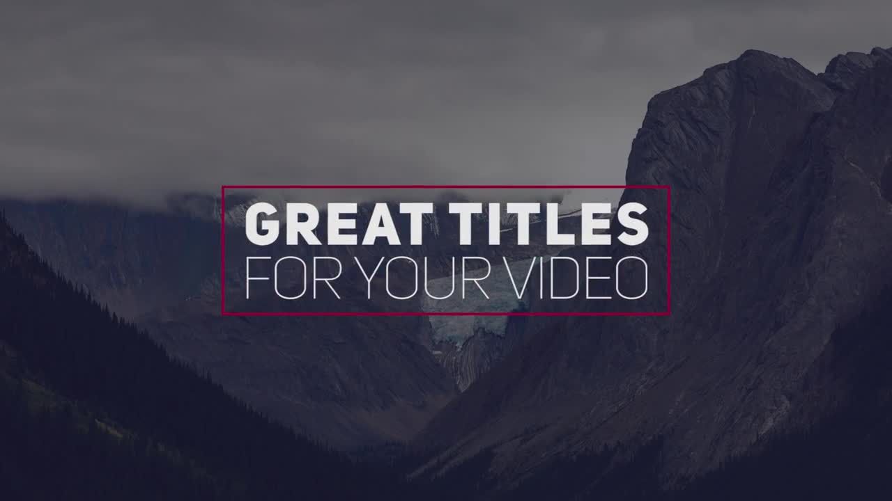 14个广告下三分之一全屏幕标题素材库推荐Pr模板