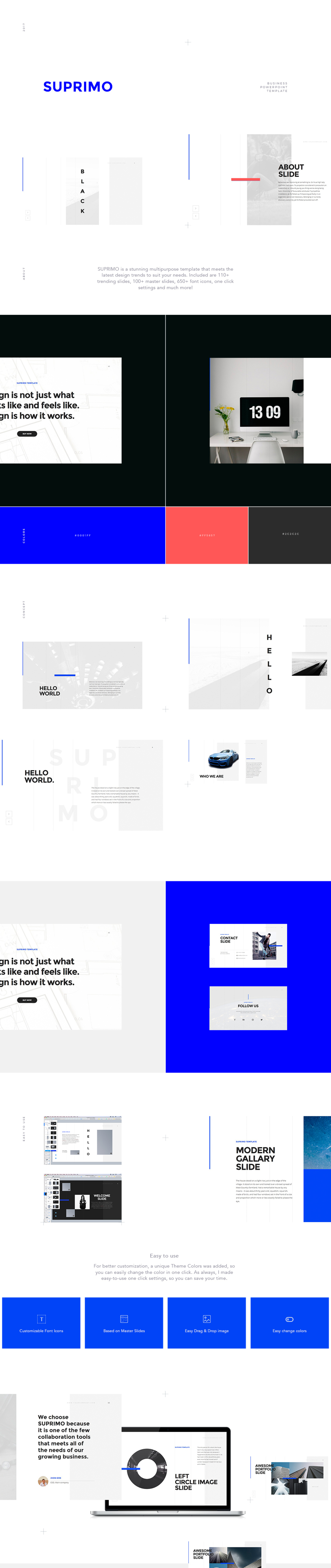 素材库下午茶：高端极简排版巧妙的PPT模版[PPTX,Key]插图