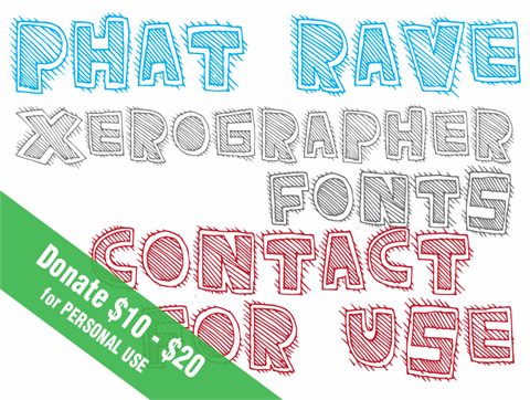 PhatRave font素材之家精选英文字体