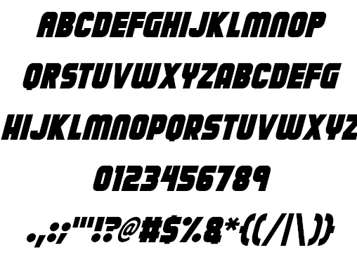 Calamitech font插图2