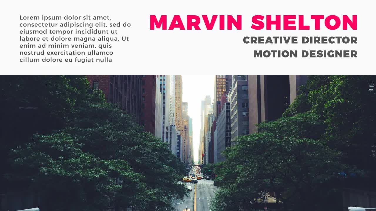 10个时尚下三分之一标题字幕条动画素材库精选AE模板