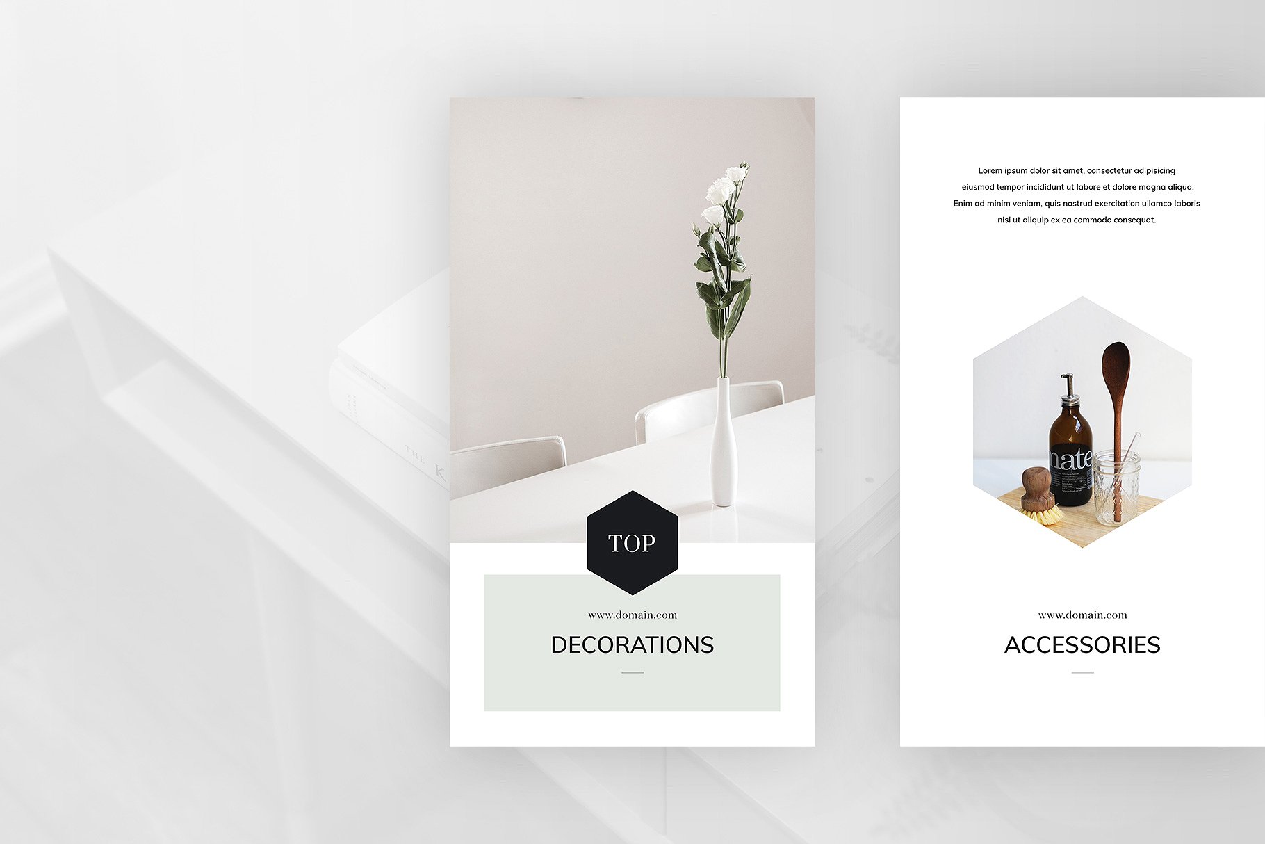 社交媒体文章贴图模板素材库精选素材 Decor PSD Instagram Stories插图(5)