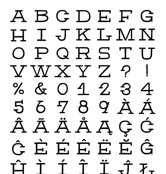 英文手绘衬线字体下载 HandSlab插图(2)