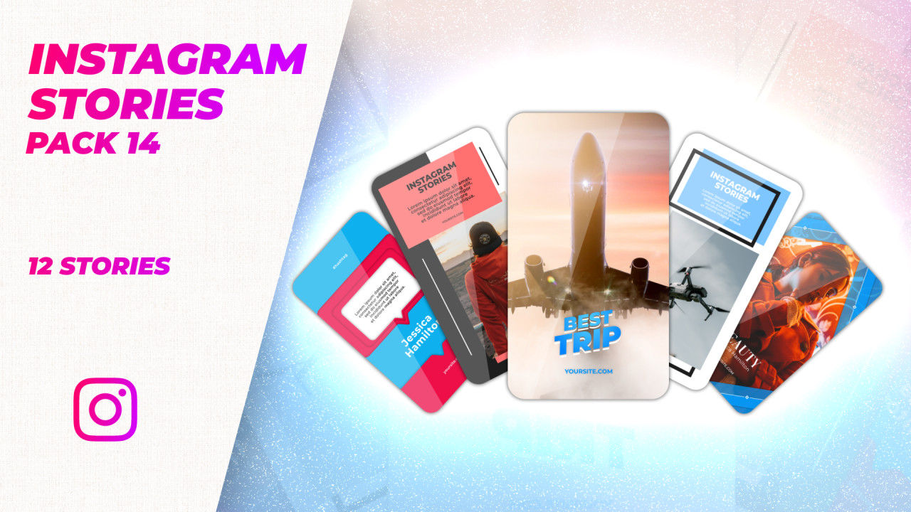 明亮且动态动画AE视频模板