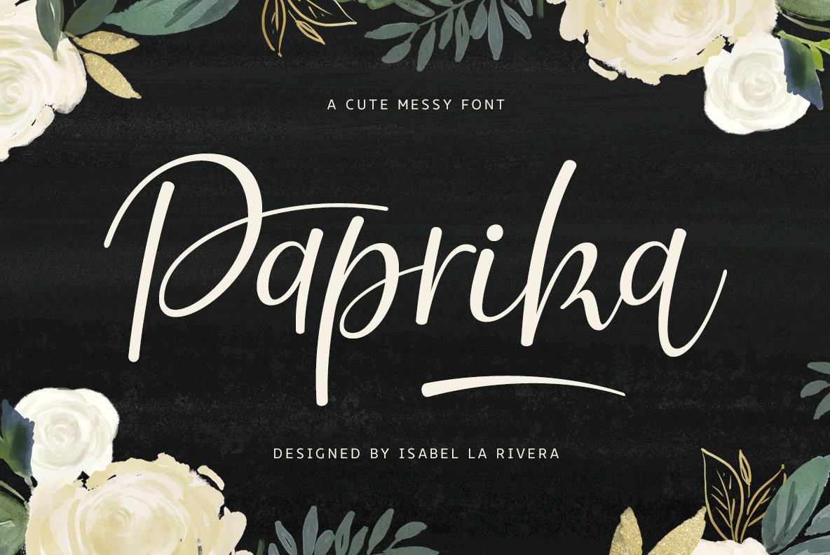 Paprika Font Family素材之家精选英文字体