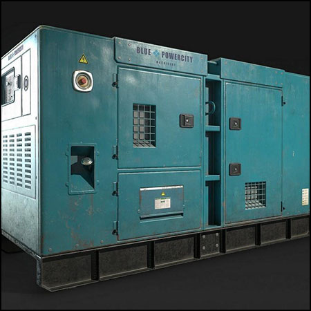 工业柴油发电机素材之家精选3D模型