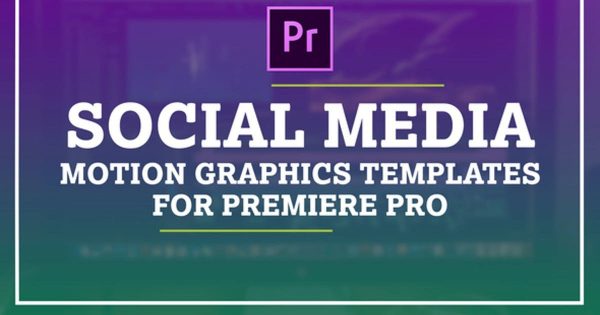 可调整分辨率社交媒体新媒体PR视频素材包 Auto Resize Social Media Graphics Pack
