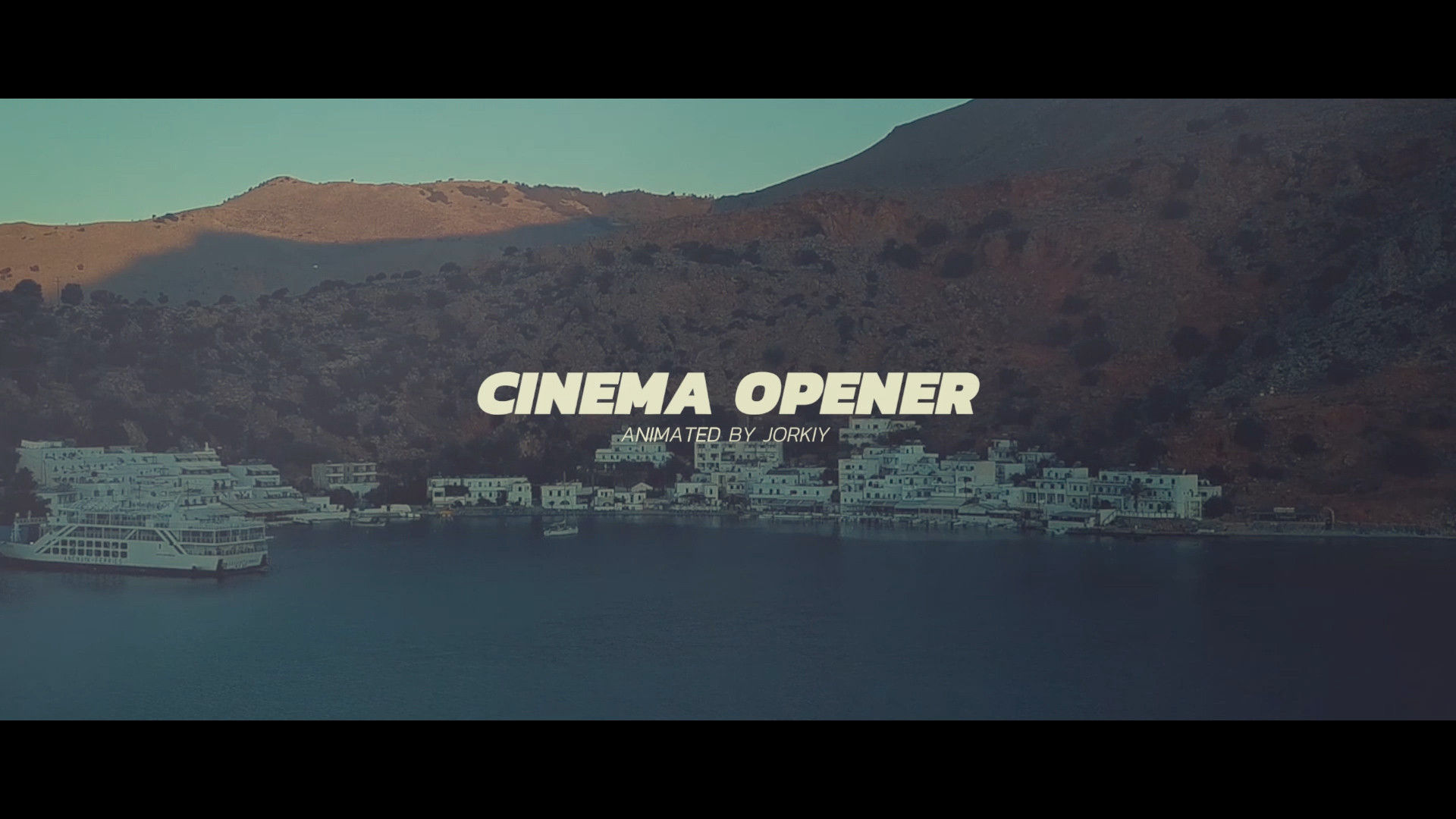 优雅大气平静电影宣传素材库精选pr模板