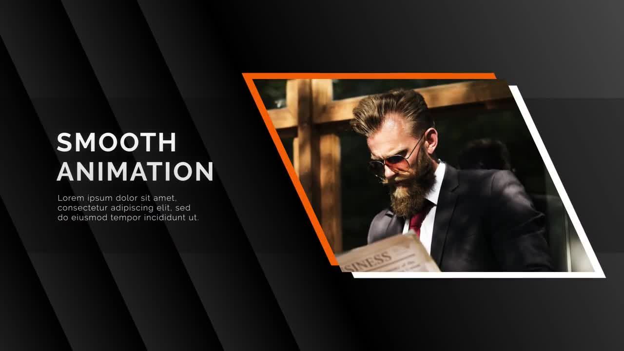 渐变促销企业演示动画素材库精选AE模板