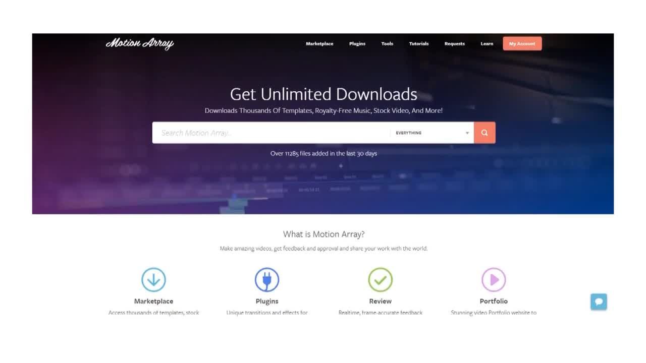 专业展示搜索网站素材库精选AE模板