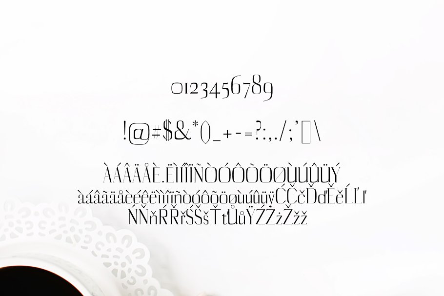 独特现代设计风格英文衬线字体家族 Catheryn Serif 4 Font Family Pack插图(3)