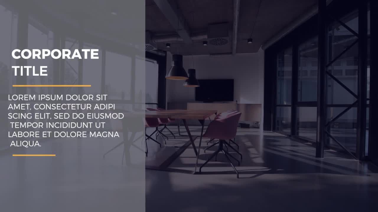 12个优雅简洁独特全屏标题动画素材库推荐PR模板