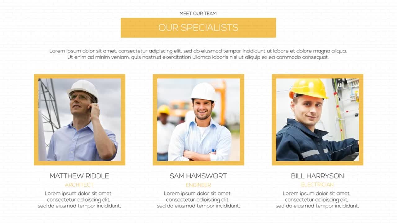 施工现场构造演示素材库精选AE模板