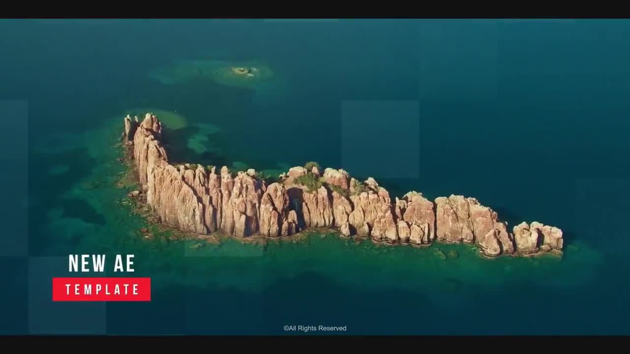 夏季旅游动态幻灯片素材库精选AE模板