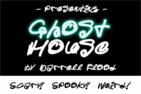 Ghost House font素材之家精选英文字体