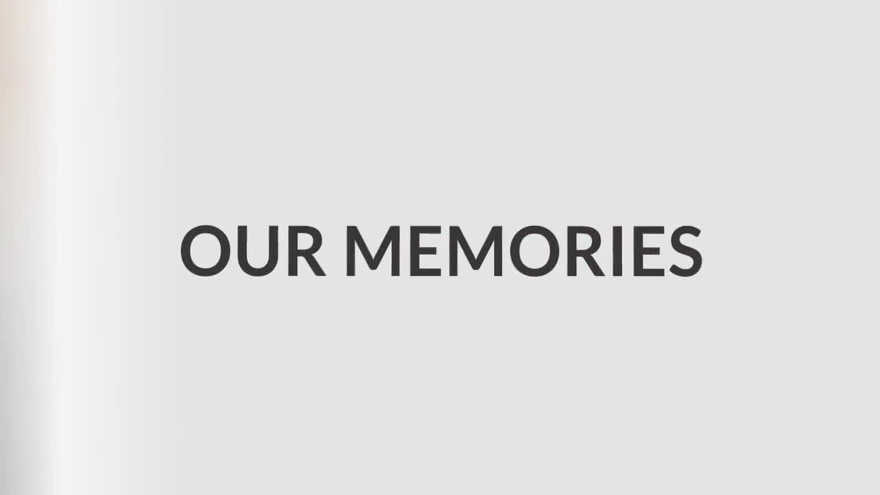 干净而现代的婚礼照片展示素材库精选AE模板